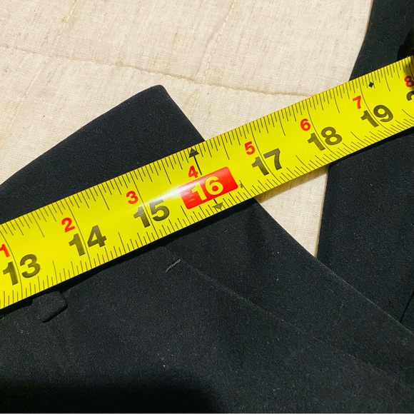 LOUIS VUITTON black flat front womens slim straight trousers pants eur40… - Picture 11 of 12